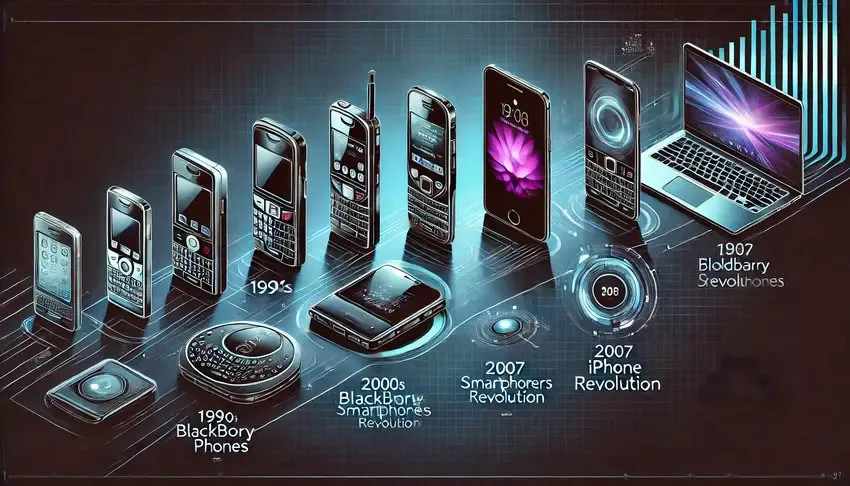 Smartphones Through the Years