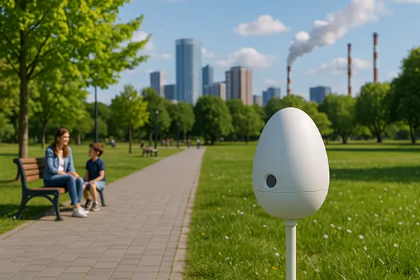 Pollution tracking device