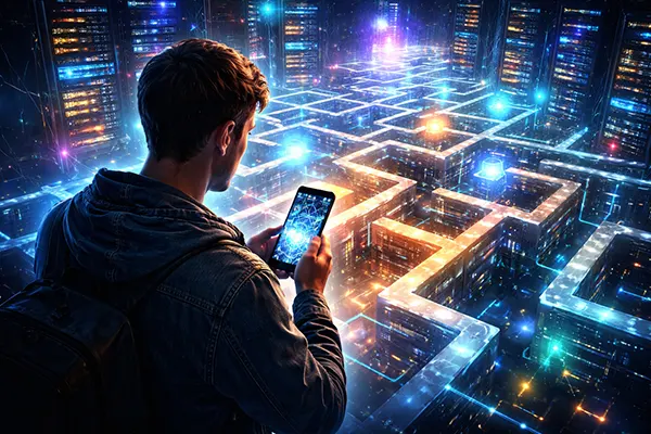 modern tech abstraction