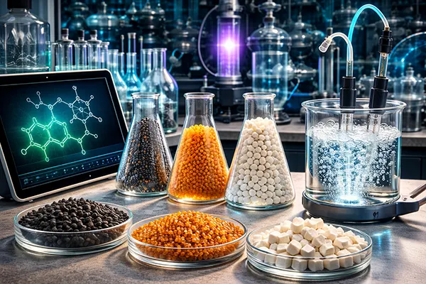 Ion exchange resin beads