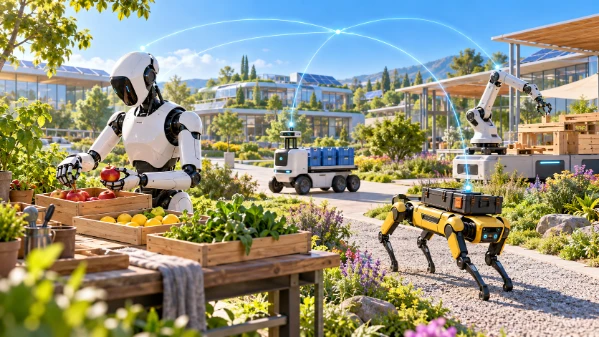 Robotic arms working